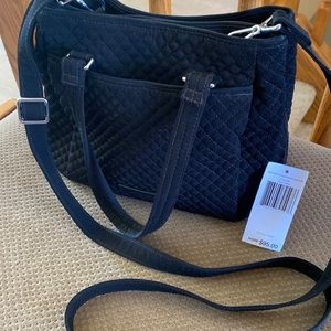 Mini Multi-Compartment Crossbody Classic Black Vera Bradley